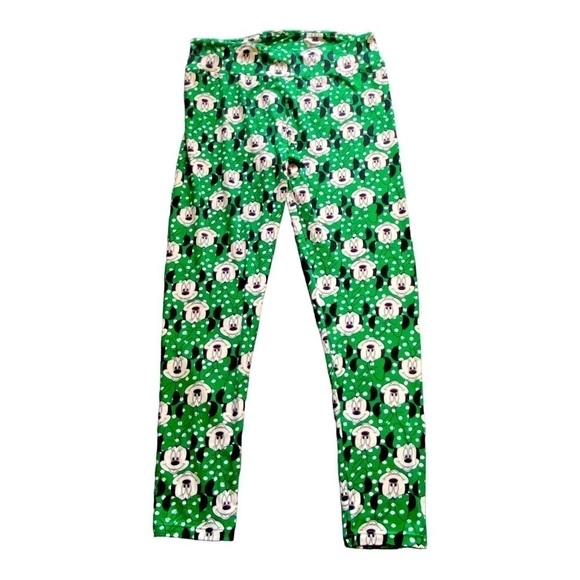 LULAROE-MINNIE MOUSE LEGGINGS-TALL & CURVY - Picture 1 of 6